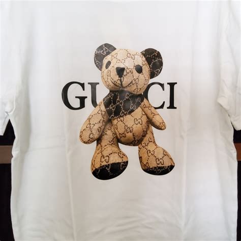 fake gucci bear t shirt|knockoff gucci t shirt.